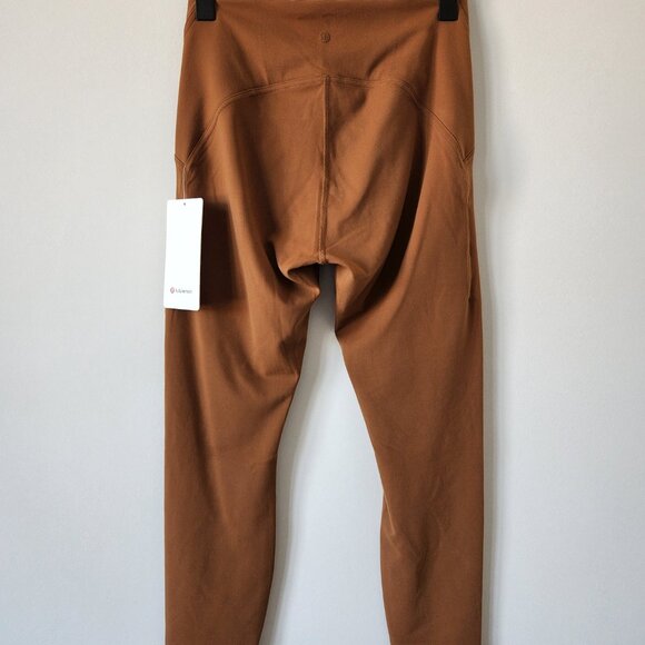 NWT LULULEMON COPB Copper Brown SmoothCover Instill HR 25" Tight Pants 8 - Picture 5 of 8